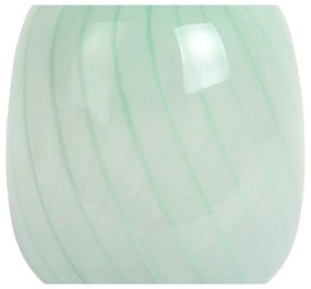 Svetlozelená stolová lampa so skleneným tienidlom (výška 20 cm) Summer Globe – Leitmotiv