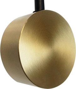 Toolight Toolight, LED nástenné svietidlo, 13W, APP1600-W, čierna-zlatá matná, OSW-01592