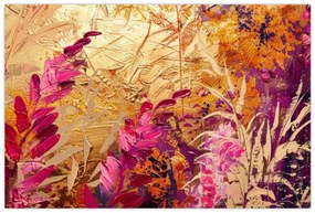 Obraz - Abstraktná maľba kvetov II. (90x60 cm)
