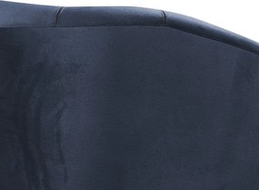 Trojmiestna pohovka Olivio, námornícka modrá zamatová látka