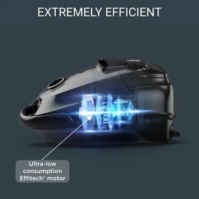 Rowenta - Vreckový vysávač SILENCE FORCE ALLERGY+ 4,5l 400W/230V čierna/biela