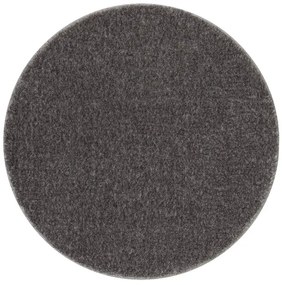Kúpeľňový koberček SANTA sivý kruh