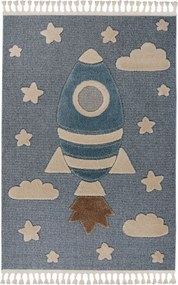 Detský kusový koberec My Fano 391 Spac, 120x170, modrá, detská izba, Obsession