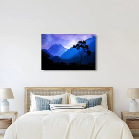 Obraz - Nočné nebo v Nepále (90x60 cm)