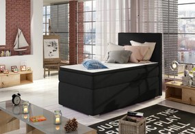 Čalúnená posteľ boxspring ROCCO, 90x200, sawana 14, levá