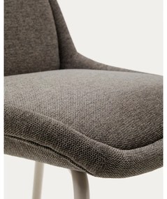 Barová stolička sivobéžová (výška sedadla 65 cm) Aimin – Kave Home