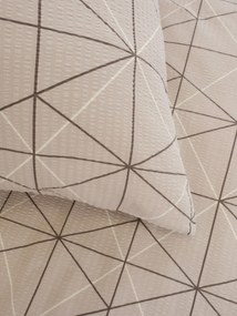 Krepová obliečka na vankúš Renforcé 70 × 90 cm - Sebastian béžový