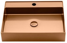 Antikoro umývadlo v medenej farbe 55x42 cm Aurum – Sapho