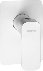 Biela podomietková sprchová batéria (1 výstup) Spy – Sapho