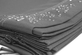 ModernHome Podpera sedadla pre záhradnú hojdačku 140 x 100 cm, šedá ModernHome