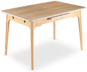 PROXIMA.store - Rozkladací jedálenský stôl Samer 120 cm FARBA: dub, FARBA NÔH: dub