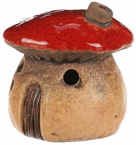 Svietnik Hríbový domček, 1 ks, 12 x 12 x 13 cm