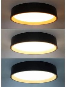 Solight LED osvetlenie s diaľkovým ovládačom čierne , 48W, 3360lm, 39cm, stmievateľná