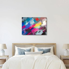 Obraz - Farebné ťahy štetcom (70x50 cm)