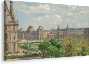 Obraz - Camille Pissarro, Place du Carrousel, Paris, reprodukcia (90x60 cm)