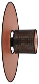 Duolla - Nástenné svietidlo TOKYO SHINY 1xE27/15W/230V pr. 50 cm medená/čierna