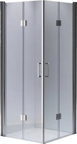 BPS-koupelny Štvorcový sprchovací kút ZES KZ1290B 90x90 chróm/transparent - bez vaničky