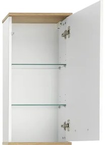 Kúpeľňová závesná skrinka Pelipal Quickset 923 biela 35,5 x 74,5 x 20,5 cm