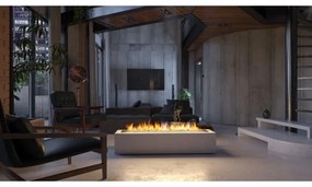 InFire - Vstavaný BIO krb 7,5x120 cm 7kW čierna