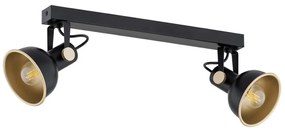 Argon 7142 - Bodové svietidlo LENORA 2xE14/7W/230V čierna