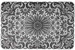 Podložka pod tanier Lace, 45x30 cm čierna ar-mata-lace-czar