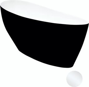Besco Voľne stojaca vaňa z liateho mramoru Keya BW 165x70 BESCO-Typ výpuste: Click-Clack štandard, chróm, BESCO-Rozmery: 163,5x70,5, BESCO-Farba: Bie…