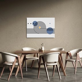 Sklenený obraz - Minimalistická abstrakcia N⁰1 (70x50 cm)