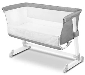 Lionelo - Cestovná postieľka THEO Concrete