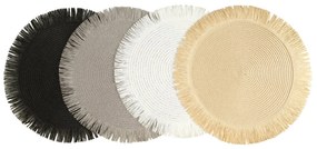 SADA 6 KS PRESTIERANIE NA STÔL BOHO 1 (FI) 38 CM SIVÁ