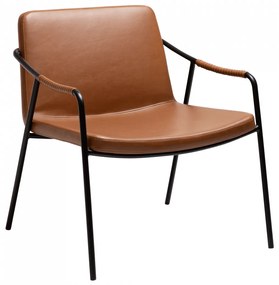 BOTO ČALÚNENÉ LOUNGE KRESLO vintage brown/black