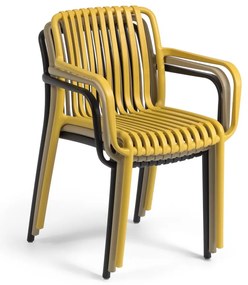 Béžová záhradná stolička Kave Home Isabellini