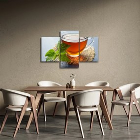 Obraz šálky s čajom (90x60 cm)