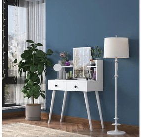 Toaletný stolík 111,8x97,8 cm biela