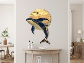 drevko |  Obraz na stenu Mesačná veľryba  80 x 55 cm