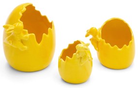 VEĽKONOČNÁ SOŠKA EASTER2 SADA 2 KS 12X11 CM ŽLTÁ