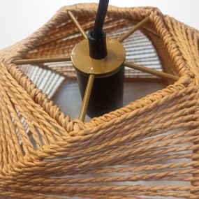 Toolight Toolight, stropné svietidlo 1xE27 APP1316-1CP, hnedá, OSW-00947