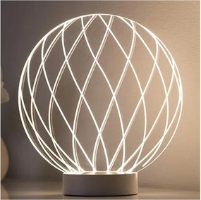Paulmann Paulmann 79533 - LED Stolná lampa WOOL LED/3W/230V W0803E