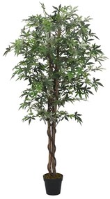 Umelý javorový strom 756 listov 200 cm zelený 359024