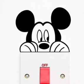 10x10cm Mickey Mouse 2 - nálepka nad vypínač