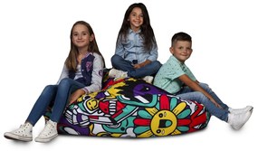 Sedací vak INTERMEDIC Mega Sako Modern Farba: DG43 - Cik-Cak
