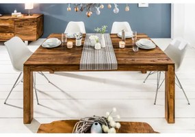 Rozkladací jedálenský stôl 35299 160/240x100cm Masív drevo Palisander  - Komfort-nábytok