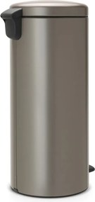 Sivý nášľapný oceľový odpadkový kôš 30 l NewIcon – Brabantia