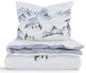 Vianočné bavlnené obliečky Renforcé – Hory