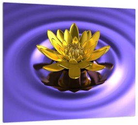 Obraz kvetu vo vode