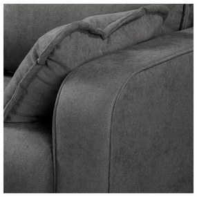 Tmavosivá rohová pohovka (ľavý roh) Beata - Ropez