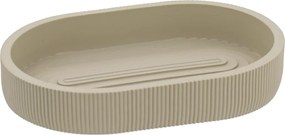 Sada kúpeľňových doplnkov Elya, béžová/s čiernymi prvkami