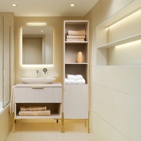 Kúpeľňová skrinka NAVADO krémová 149866