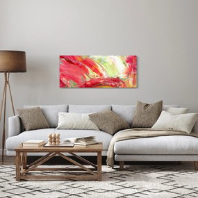 Obraz abstrakcie - maľba (120x50 cm)