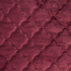 PREHOZ NA POSTEĽ VELVET3 220X240 CM BORDOVÝ