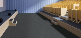 Koberce Breno Metrážny koberec REWIND 900 Flat 2190, šíře role 400 cm, čierna